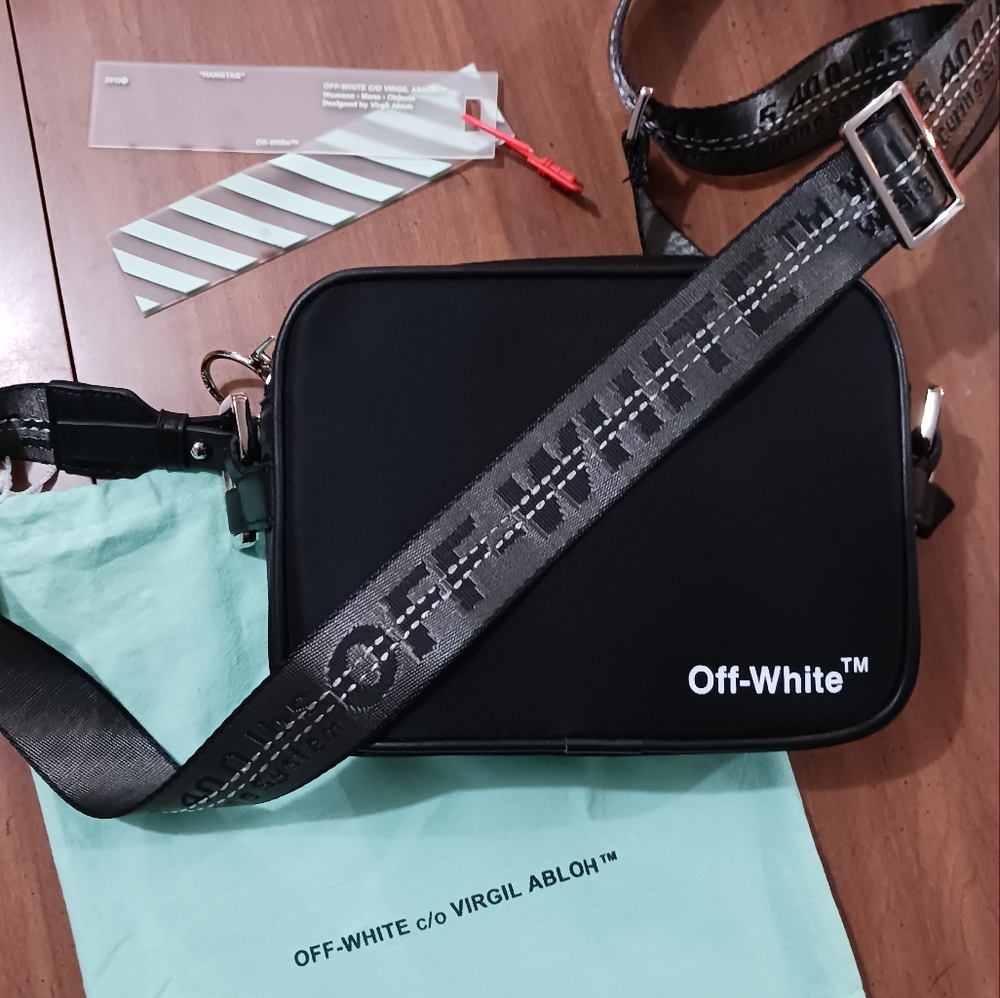 Off-White Crossbody Bag Black Purse